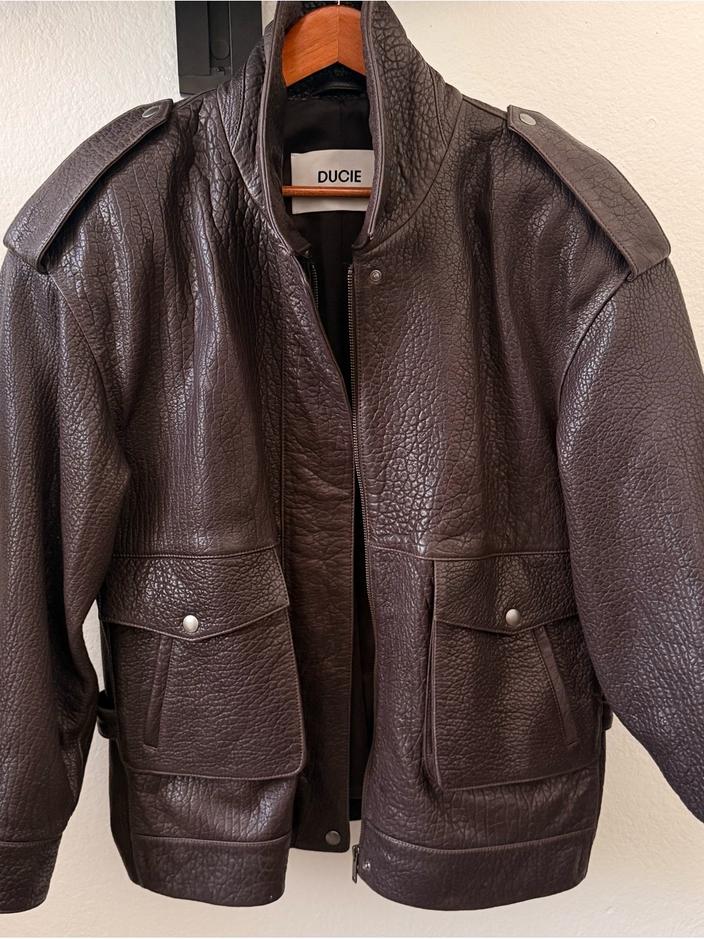 Ducie London -Opal Jacket -Bitter Chocolate — image 4 of 8